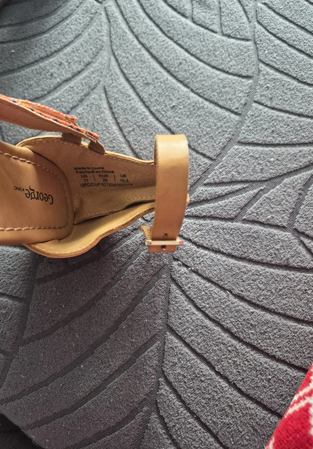 George Girls' Sandals Size 11 - photo 3