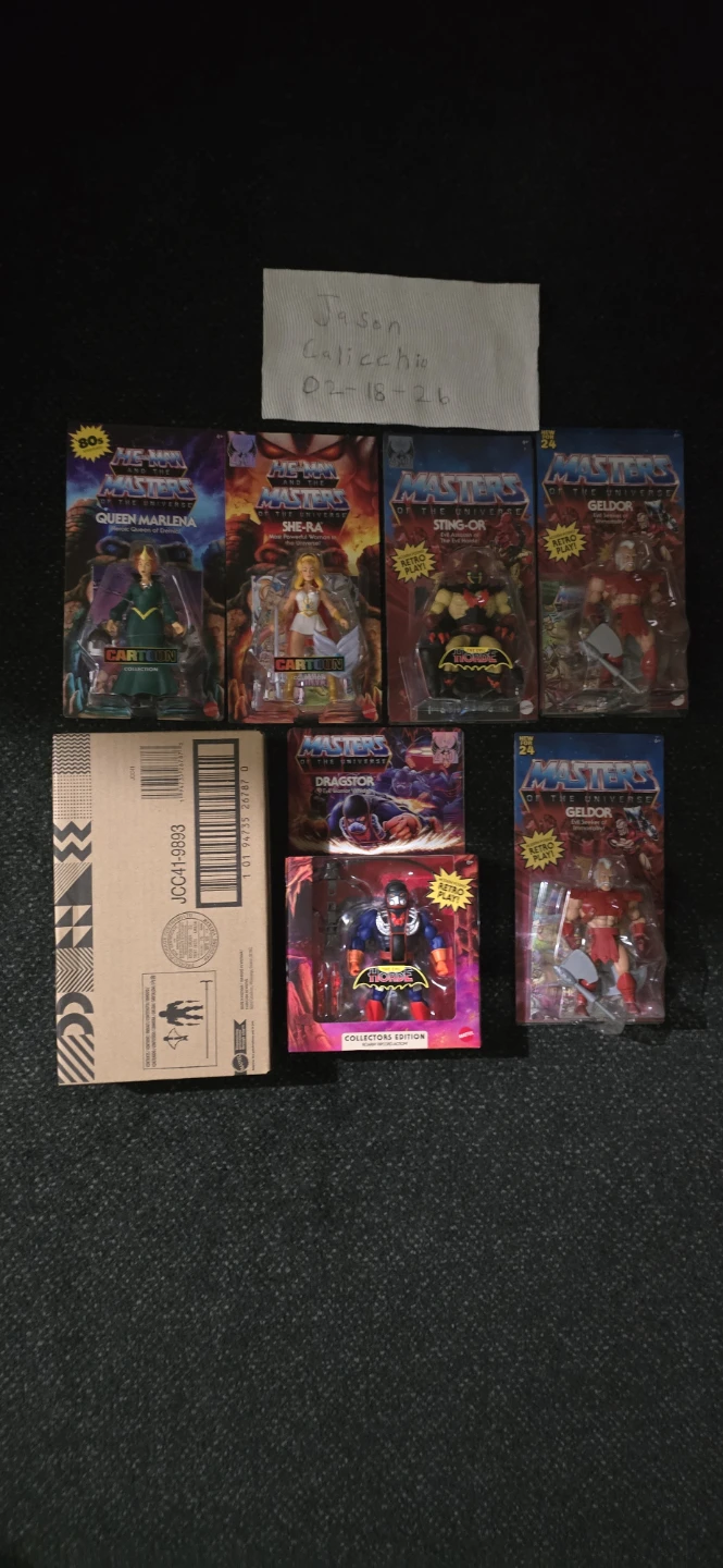 Masters of the Universe Action Figures Collection -