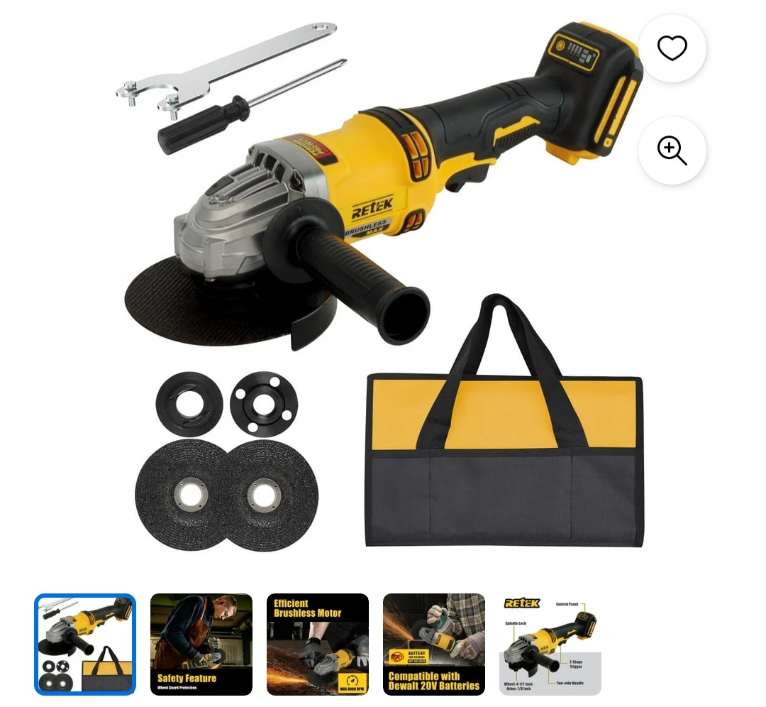 RETEK Brushless Max Angle Grinder