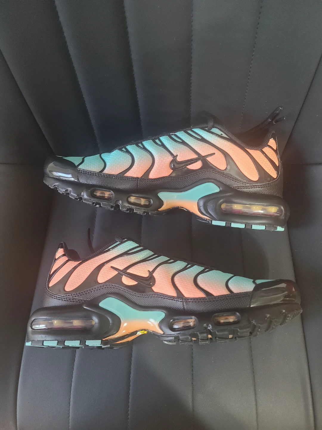 Nike Air Max Plus "Aurora Green Orange Pulse" Men's Size 9.5 - photo 5