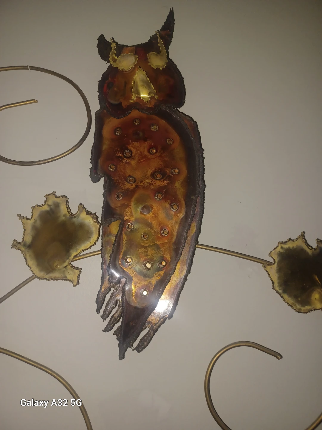 Metal Owl Wall Art Sculpture - photo 5