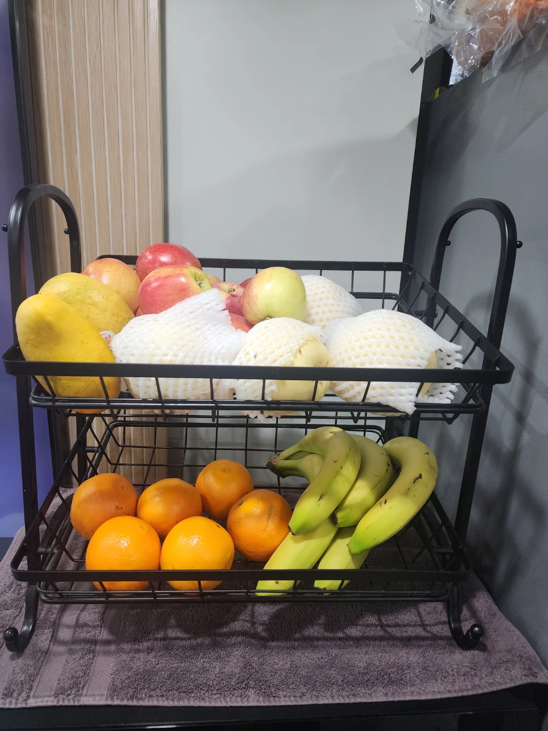 2-Tier Metal Fruit Basket