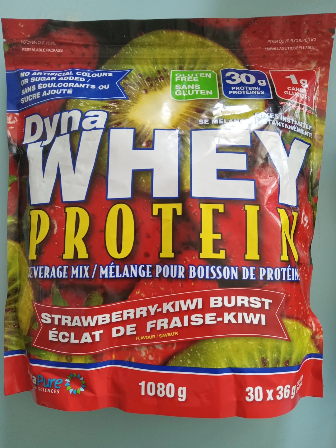 Dyna Whey Protein Strawberry-Kiwi Burst 1080g