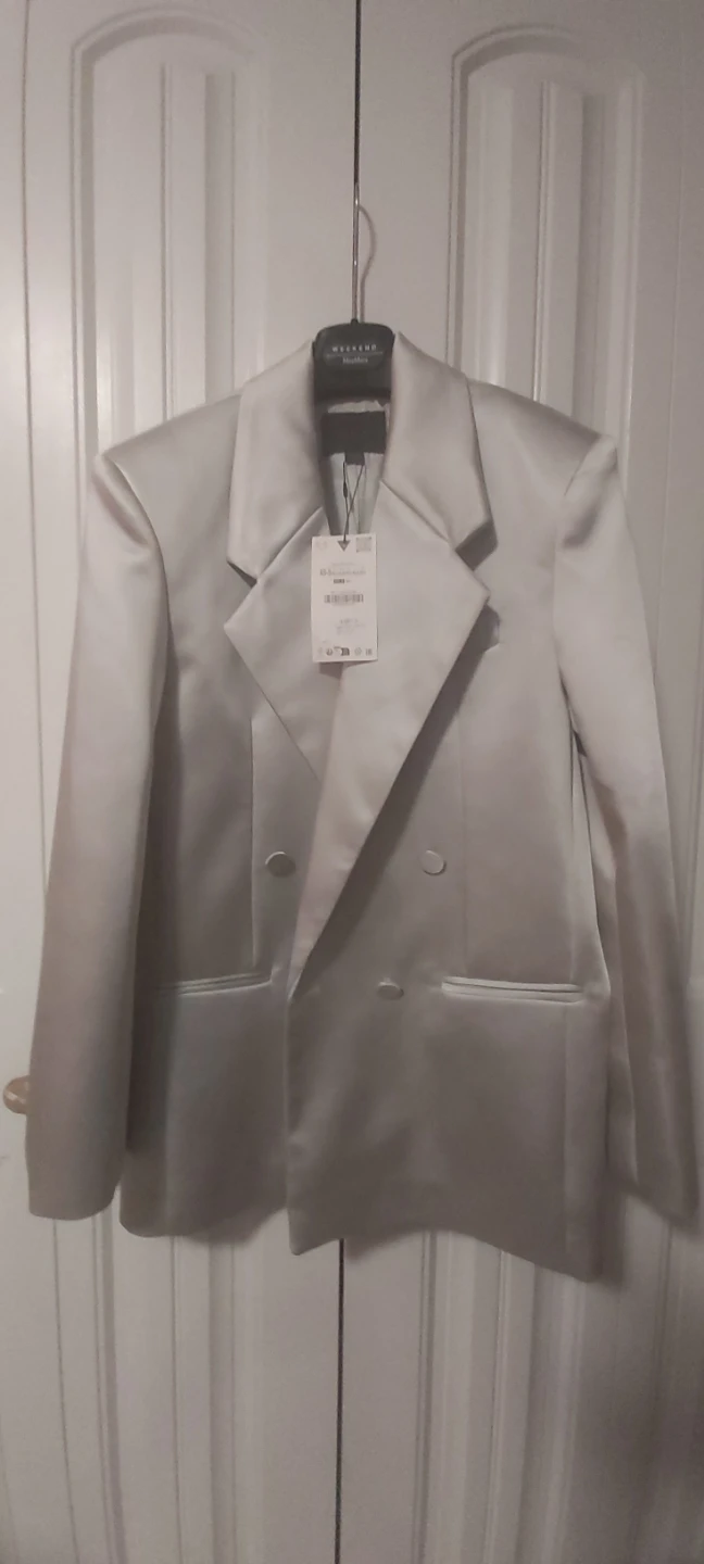ZARA satin oversized jacket NEW size xs-s🏆 - photo 4