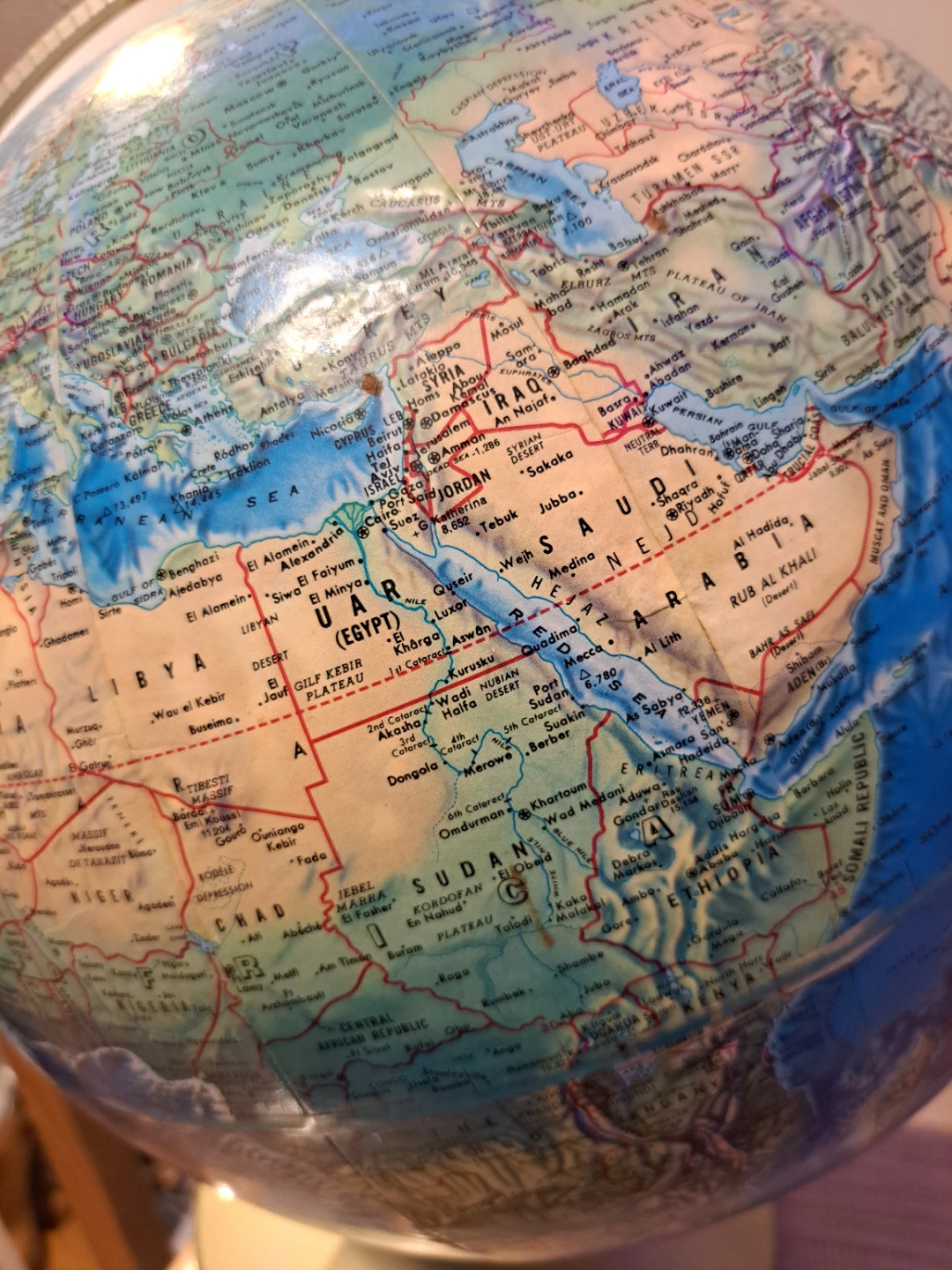 Vintage Educational Globe - photo 3