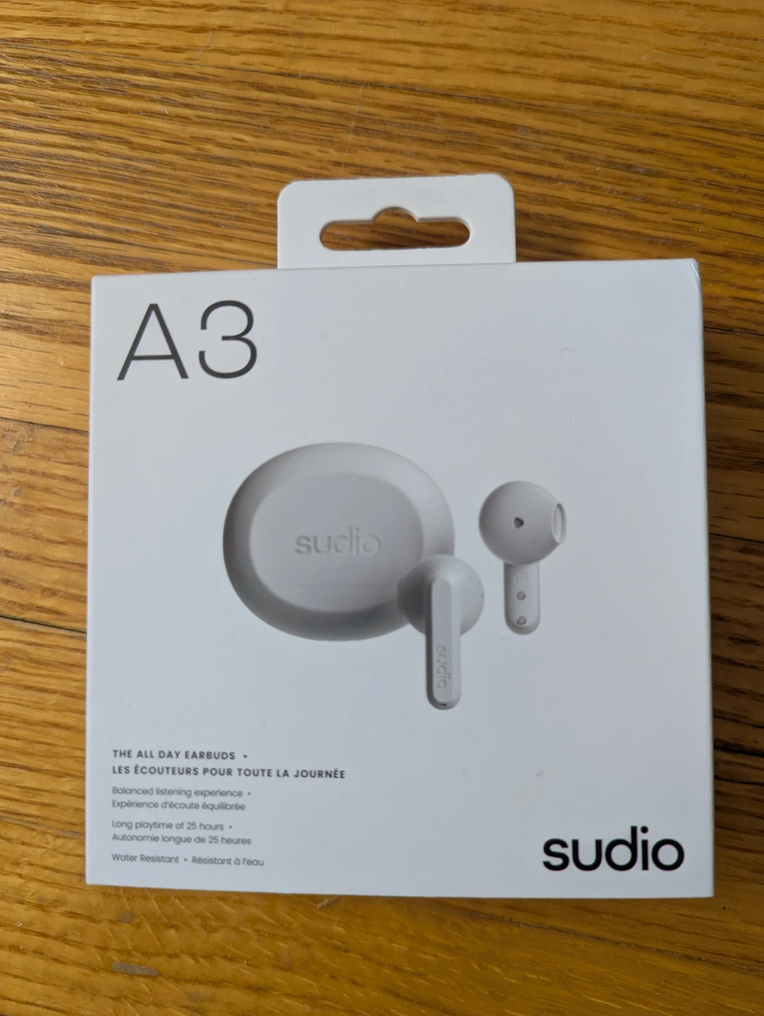Sudio A3 True Wireless Open-Ear Earbuds - White