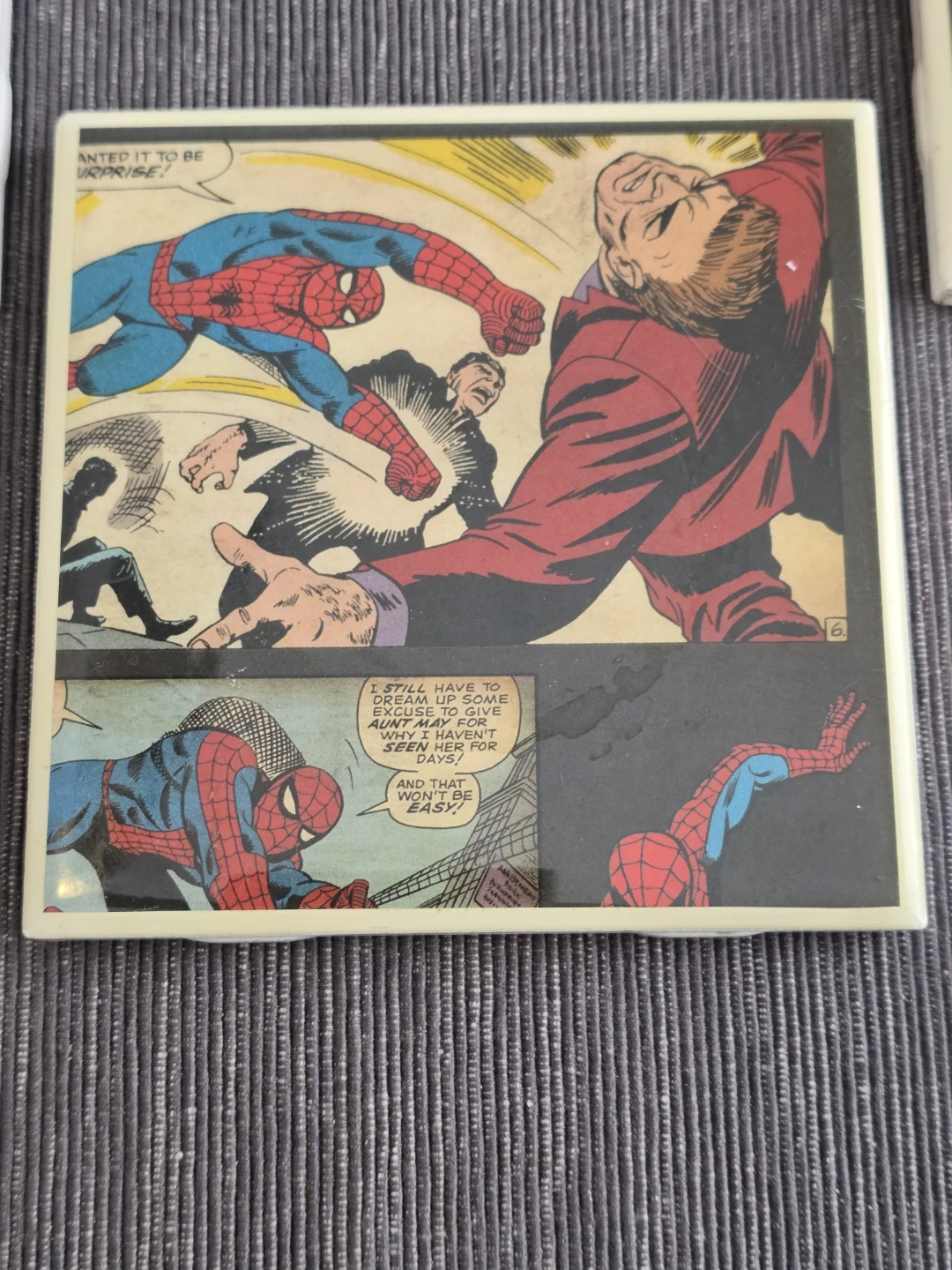 Amazing Spider-Man Comic Coasters (Set of 4) - photo 2