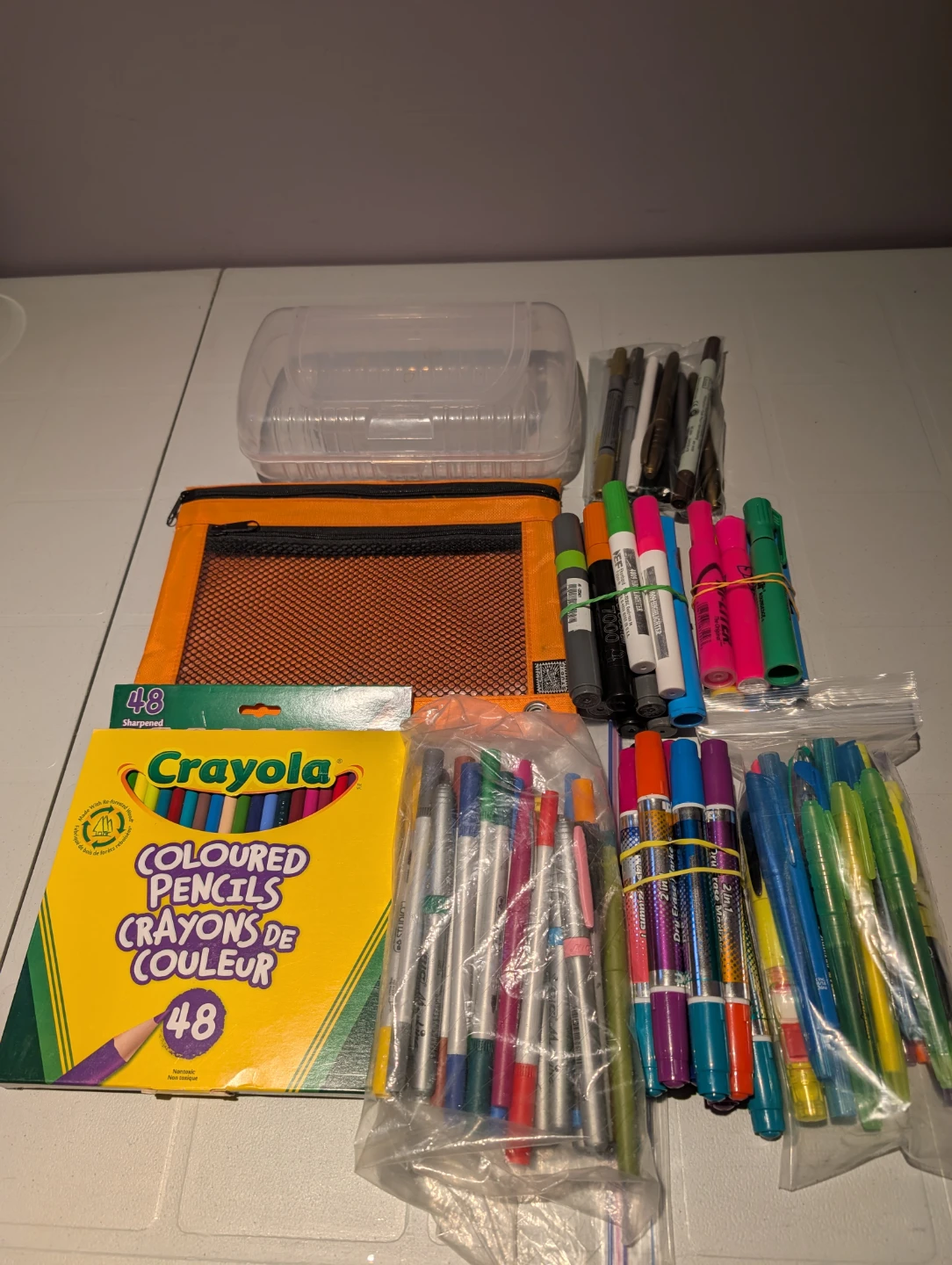 Crayola Coloured Pencils and Assorted Markers Set