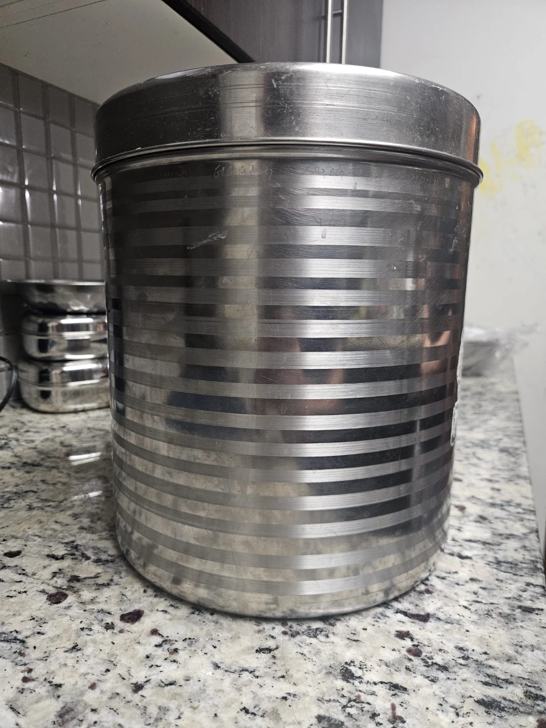 Stainless Steel Canister with Lid