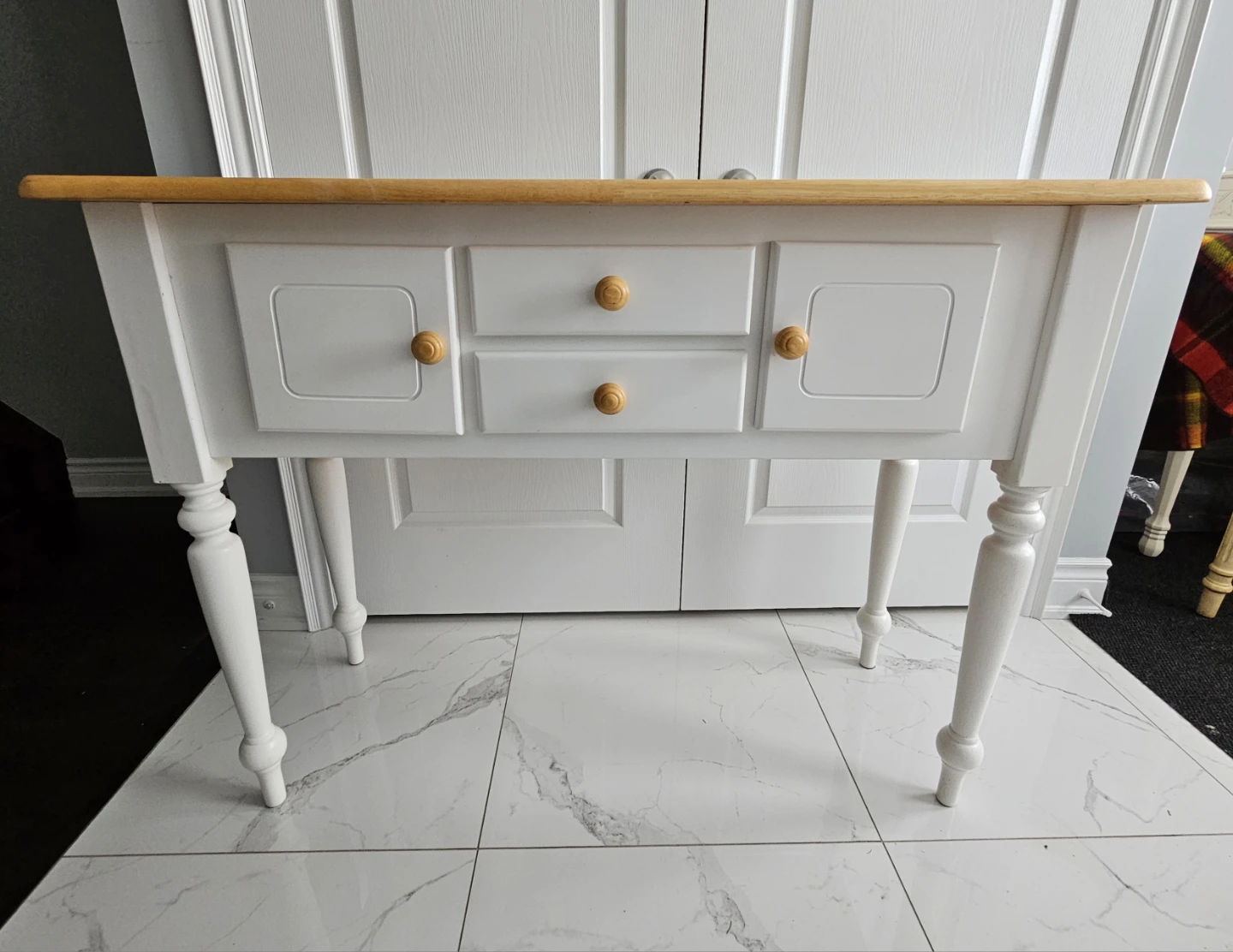 Farmhouse Style Console Table