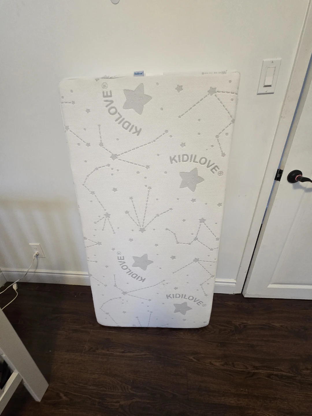 Grey Crib with KIDILOVE Crib Mattress - photo 3