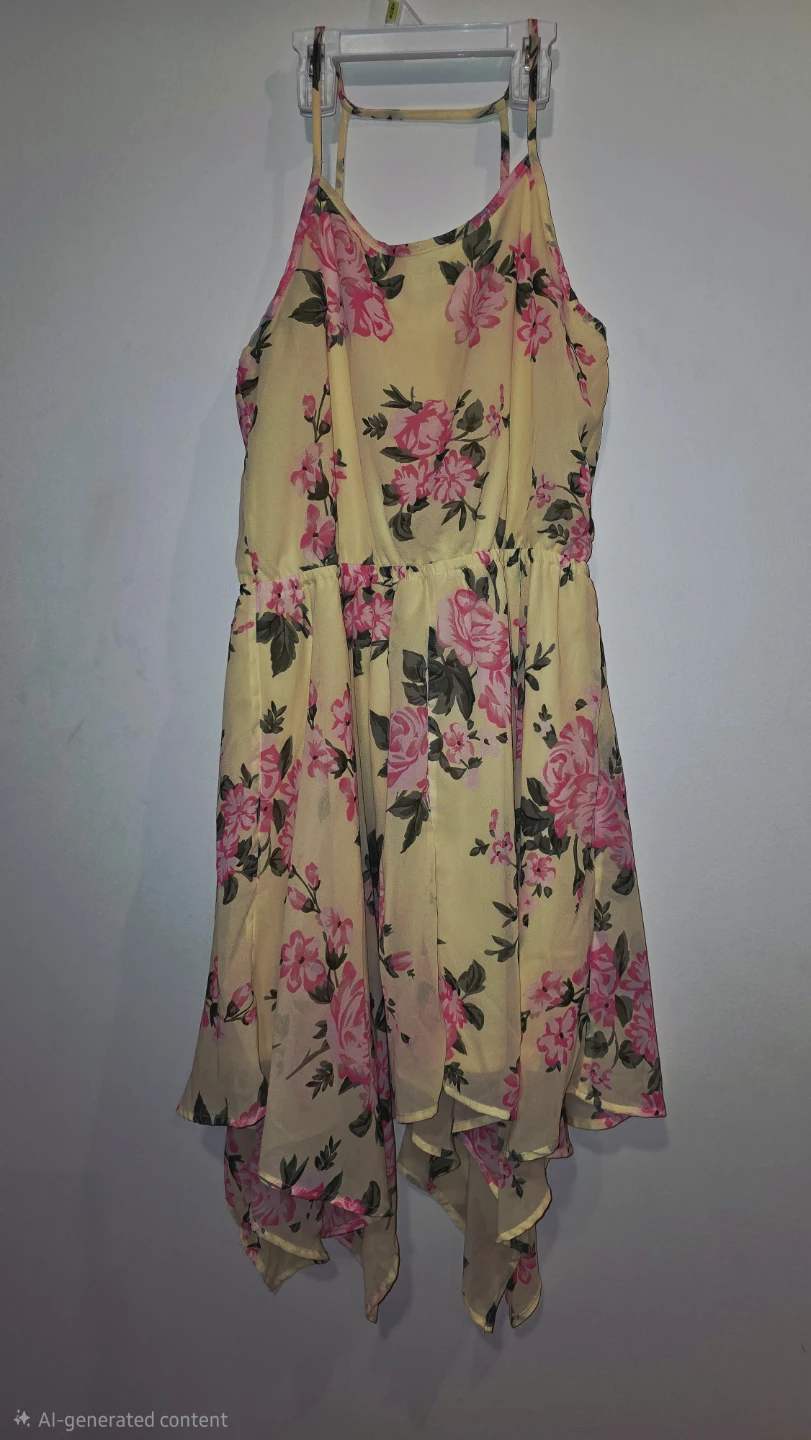 The Children's Place Girls Floral Dress Size 14 - photo 2