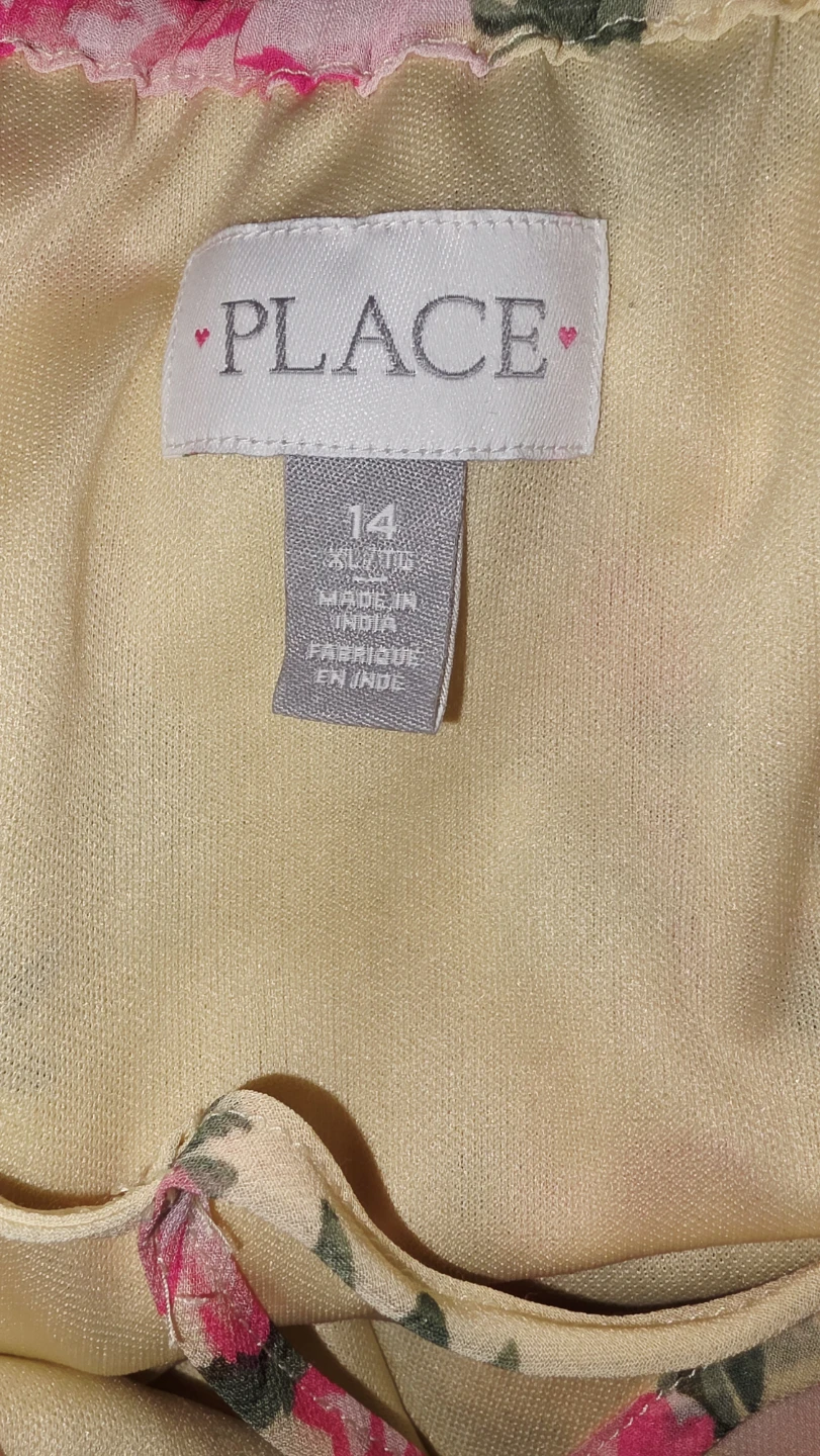 The Children's Place Girls Floral Dress Size 14 - photo 3