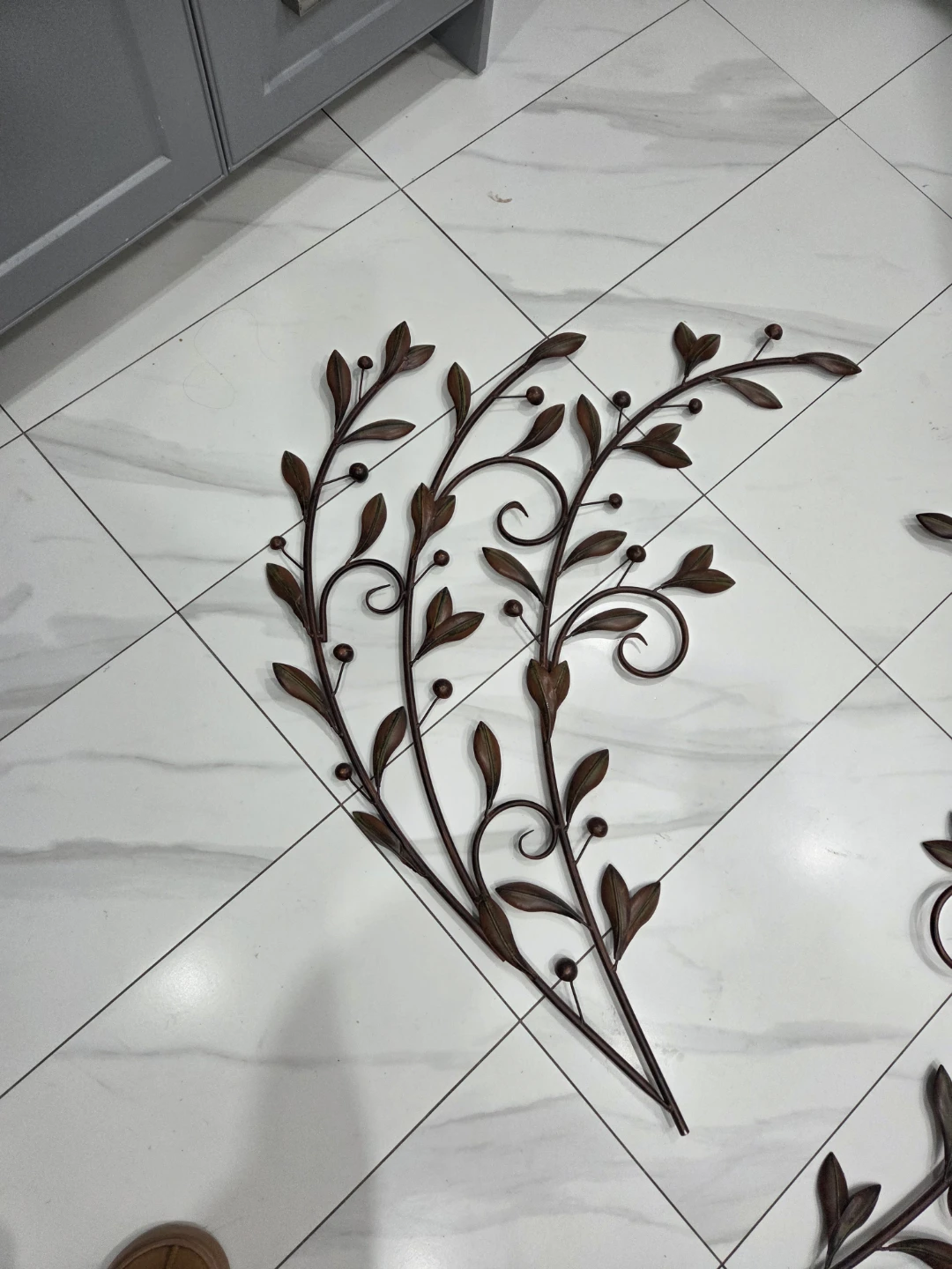 Metal Wall Art - Branch & Leaf Design - photo 2