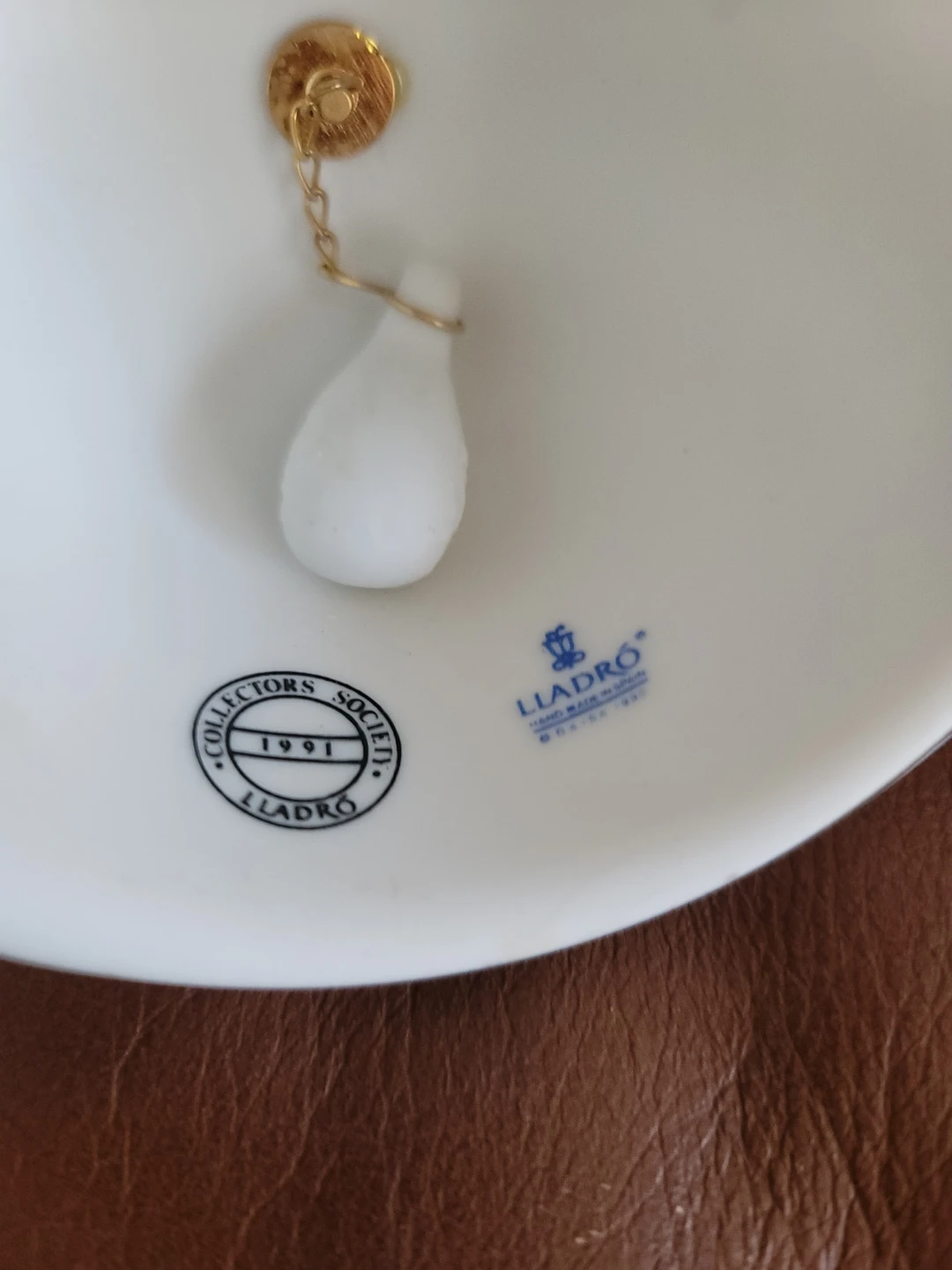 Lladro 1991 Collectors Society Bell - photo 2