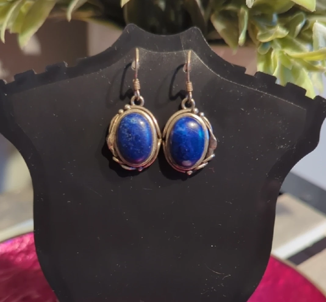 Sterling Silver Lapis Lazuli Earrings