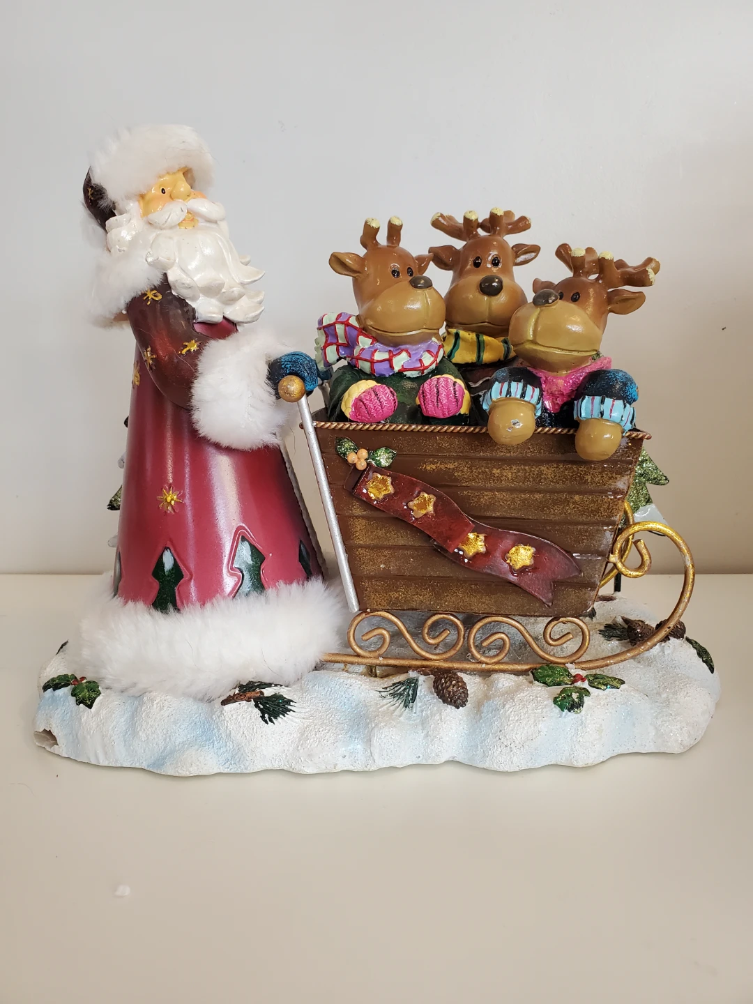 Christmas Decorative Figurine w/Metal Touches - photo 2