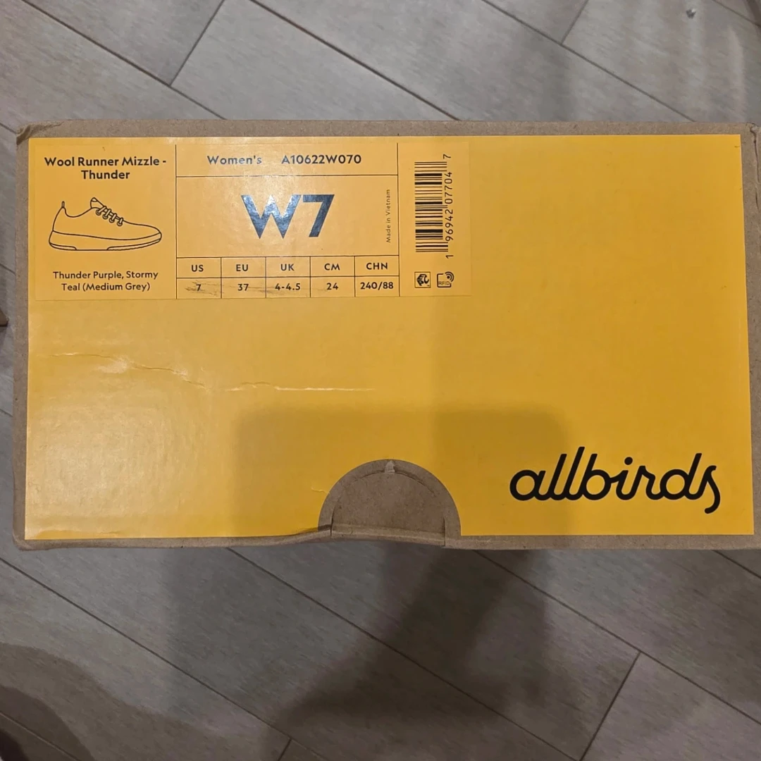 Allbirds Wool Runner Mizzle Women's Size 7 Shoes - photo 5