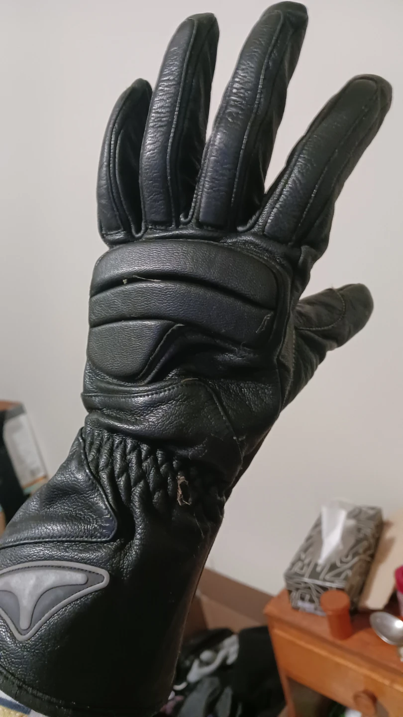 Technic Leather Motorcycle Gloves