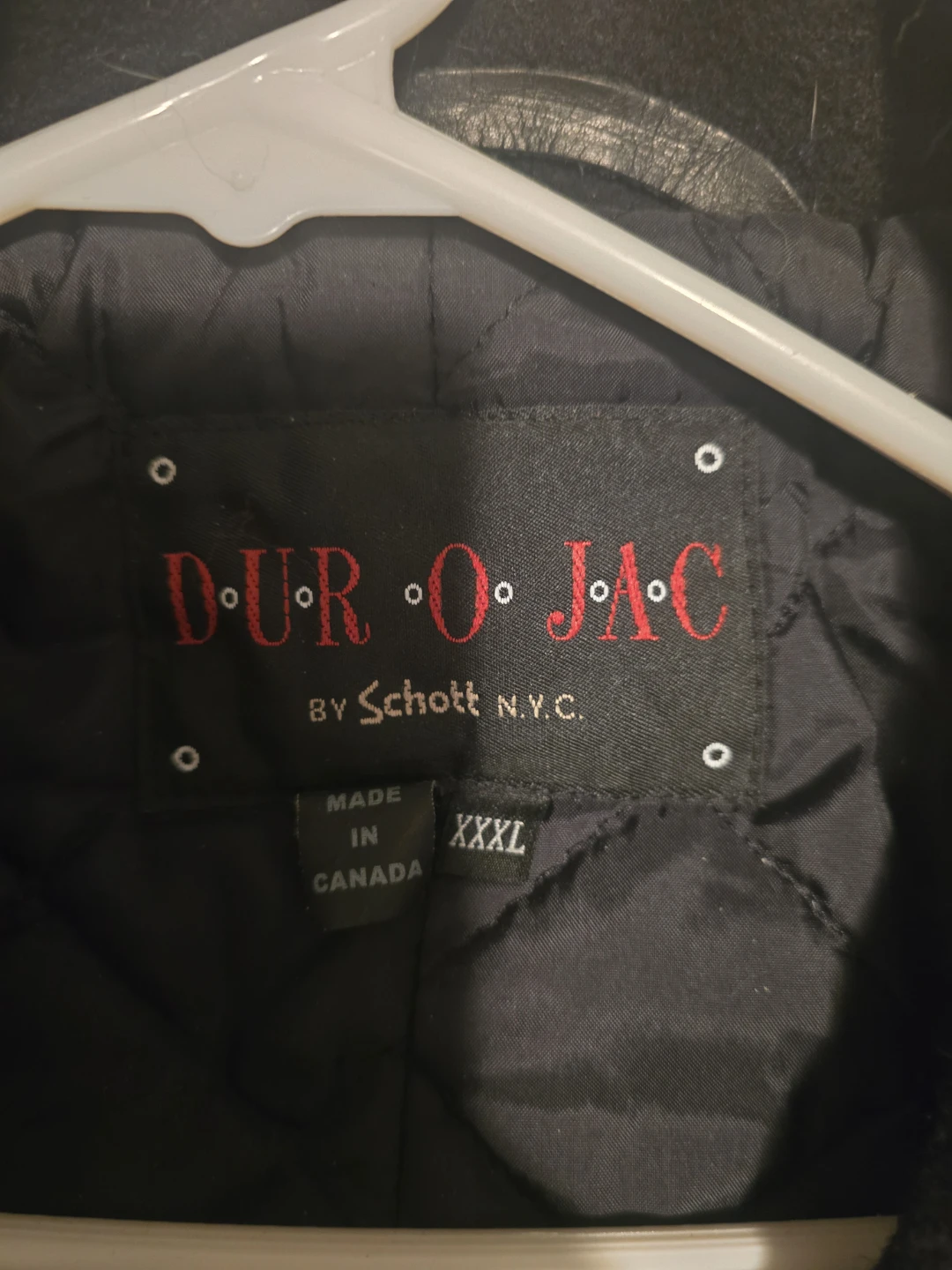 DUR-O-JAC by Schott N.Y.C. Black Wool Peacoat XXXL - photo 2