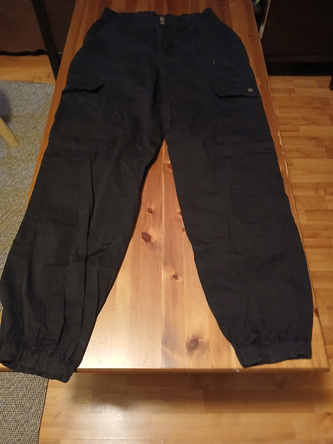 Garage Black Cargo Pants Size M