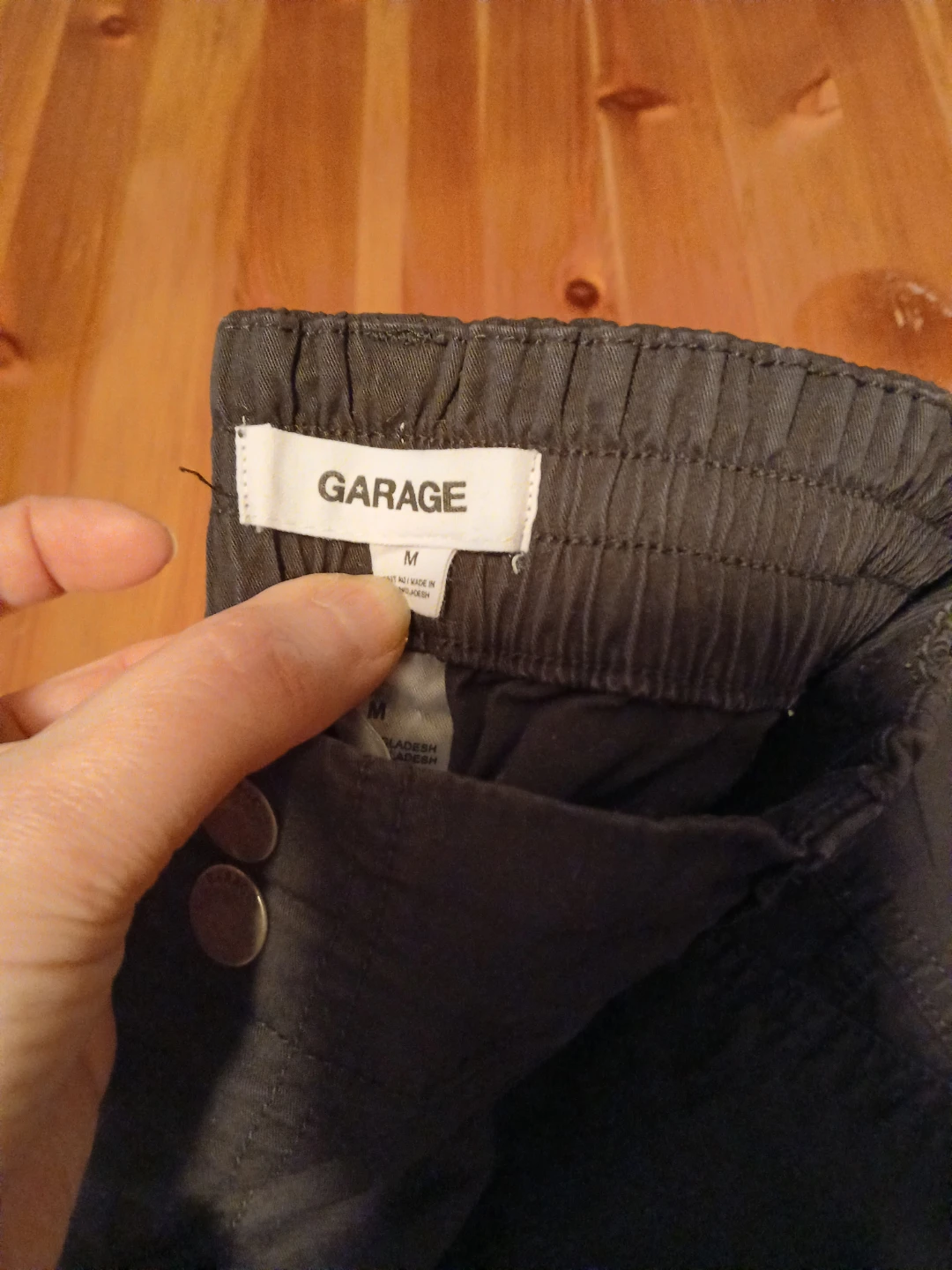 Garage Black Cargo Pants Size M - photo 3