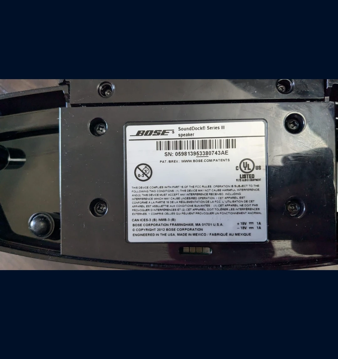 Bose SoundDock Series III Speaker - photo 2