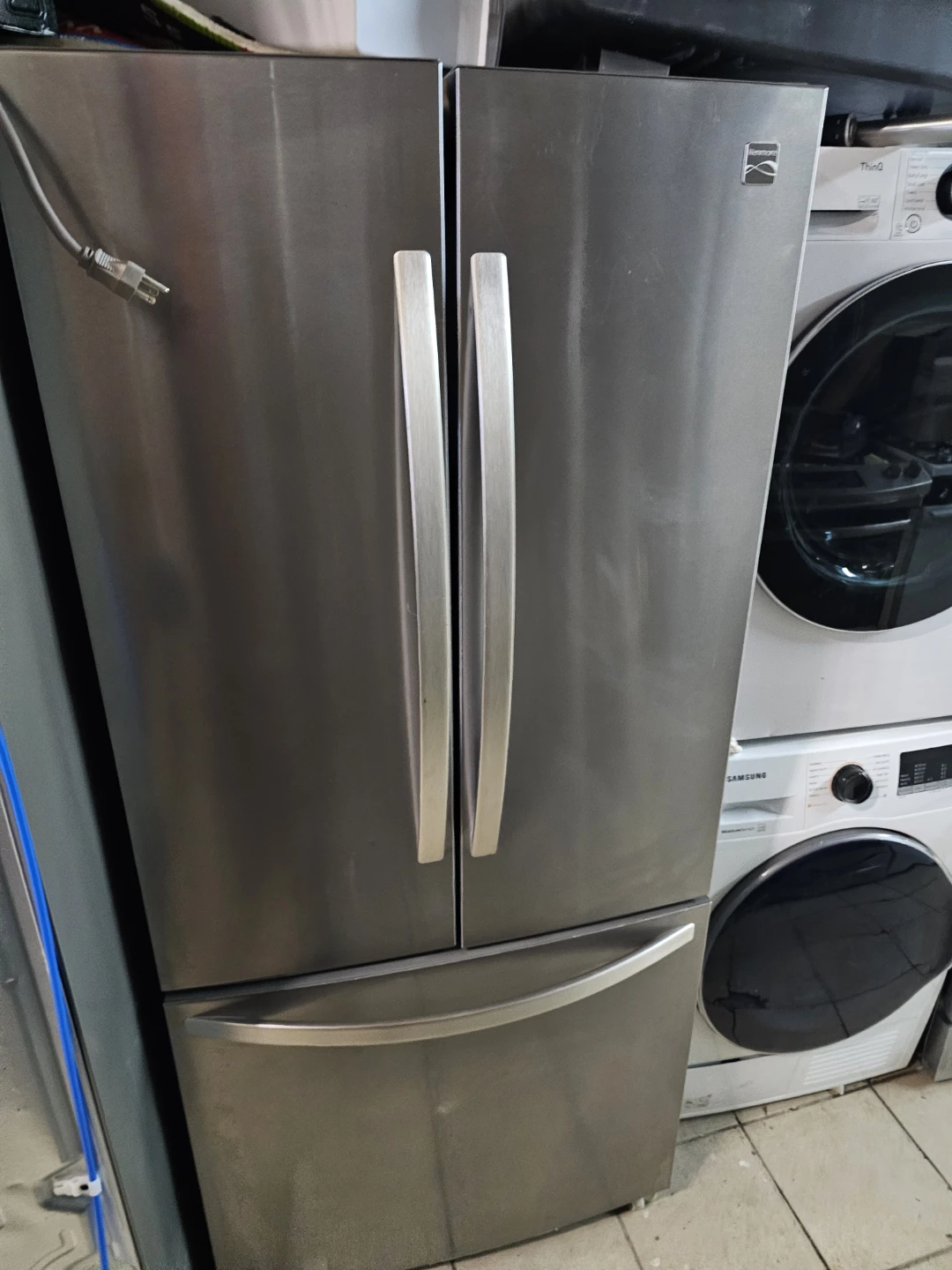 Kenmore 30in Stainless steel french door refrigerator