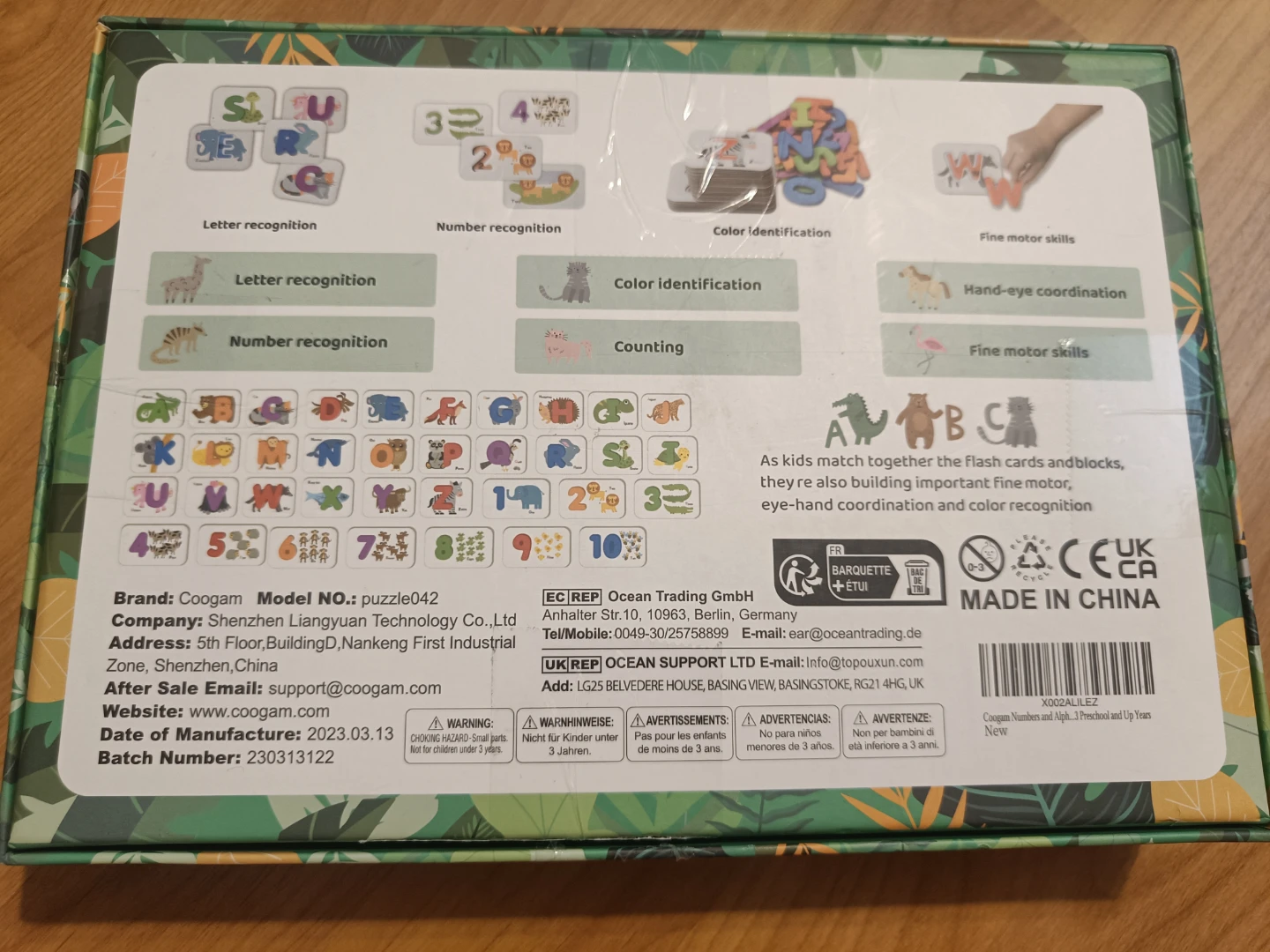 Coogam Numbers and Alphabets Flashcards Set - photo 4