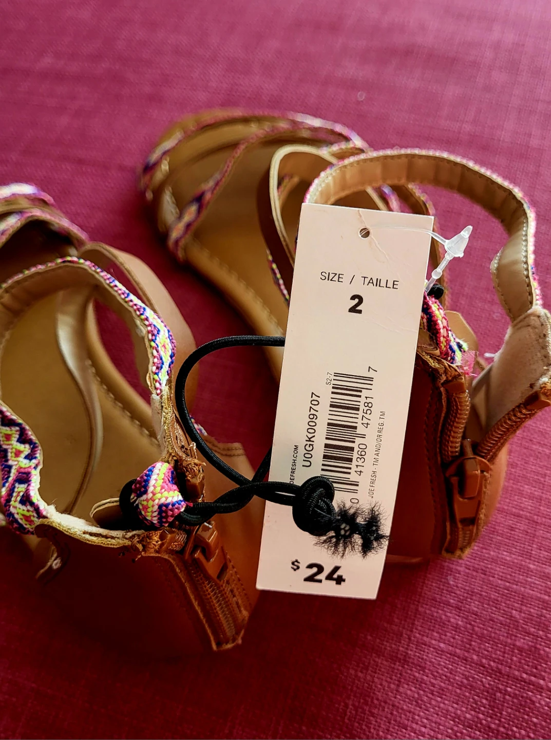 Joe Fresh Kids' Sandals Size 2 - photo 2