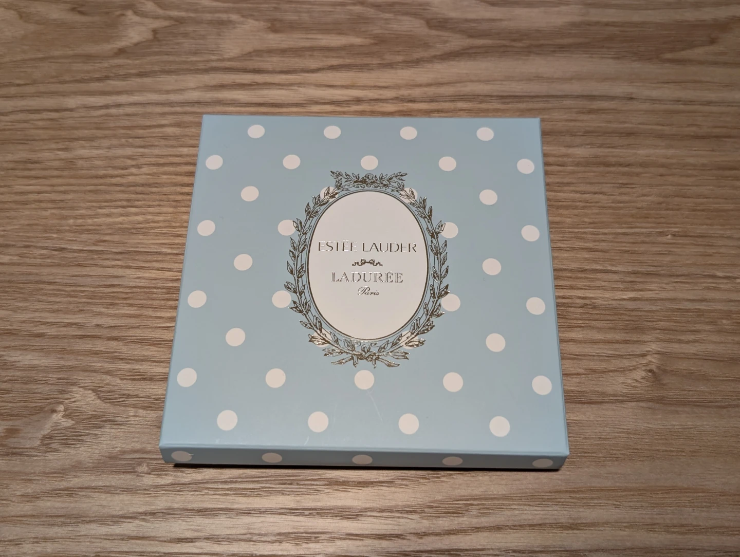 NEW: Estée Lauder x Ladurée Light Blue Silk Scarf