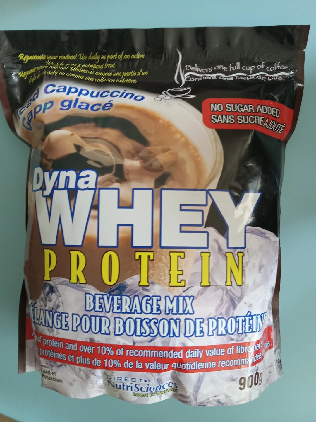 Dyna Whey Protein Iced Cappuccino Beverage Mix 900g