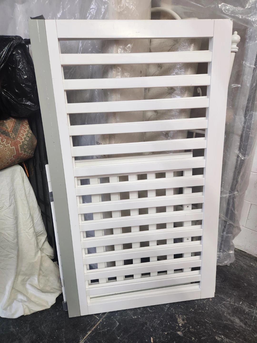 White/Grey Baby Crib - photo 2