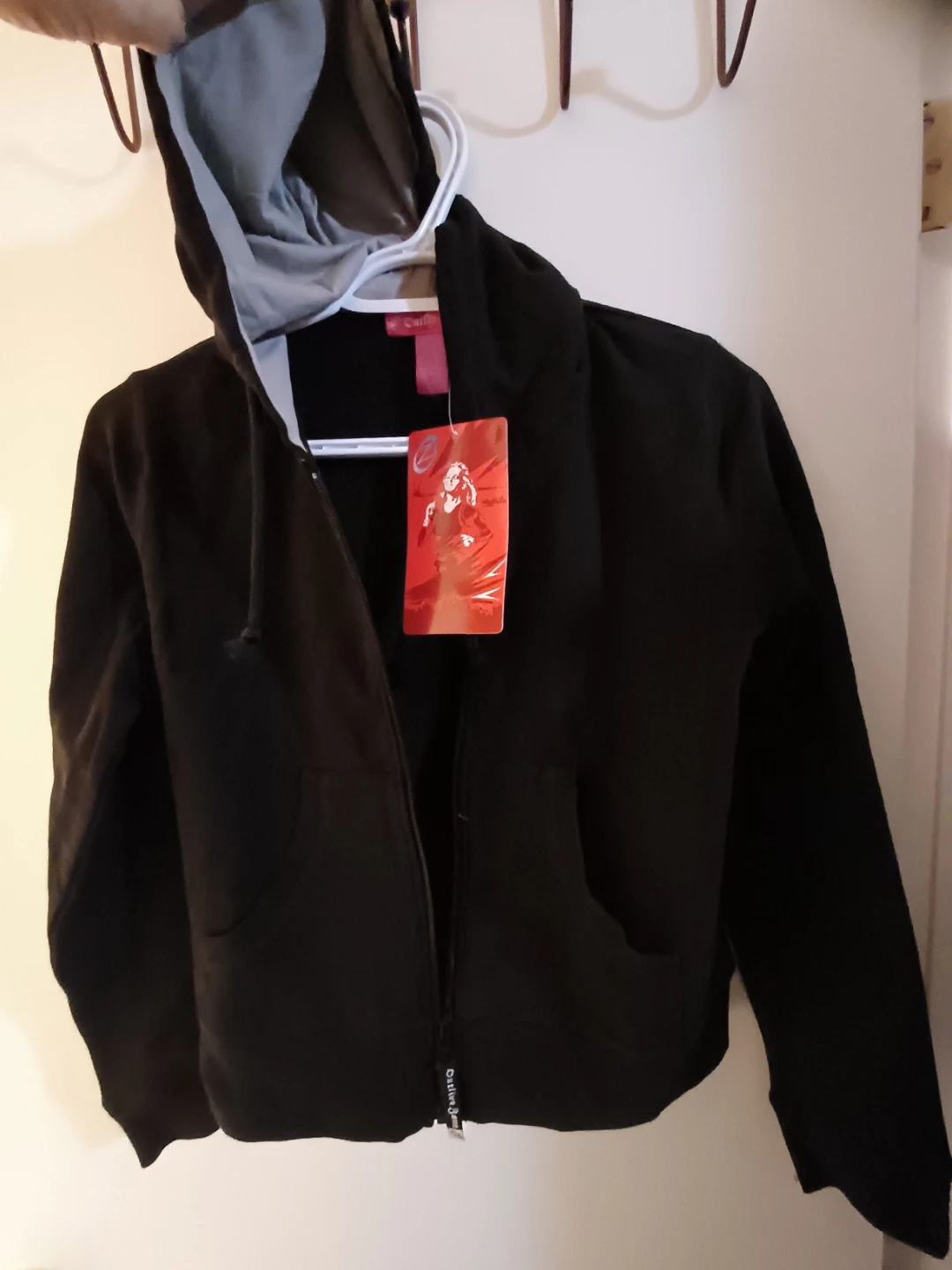 NEW Active Zone Black Zip-Up Hoodie - Size S 🏆