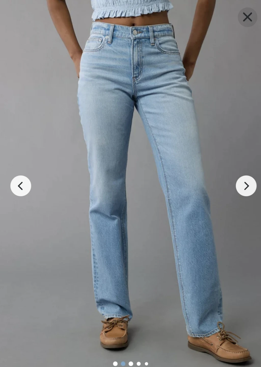 American Eagle Super High-Rise Straight Jeans
