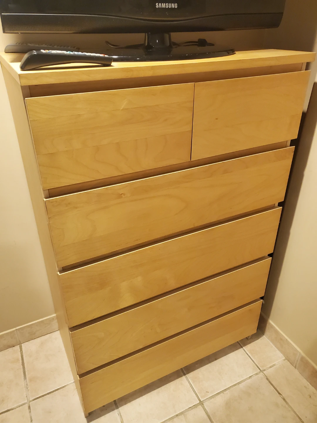 IKEA MALM 6-drawer dresser