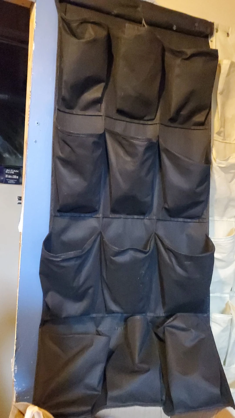 Black 12-Pocket Hanging Organizer 🏆