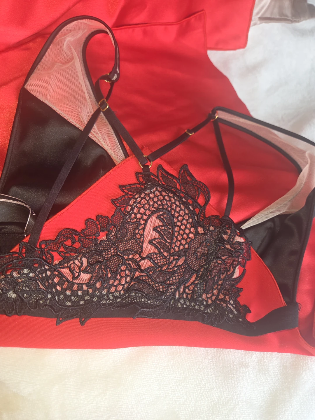 Luxury Lingerie Set -  Black & Mesh - photo 5