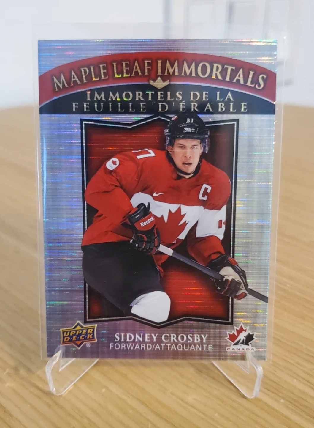 Sidney Crosby Tim Hortons Maple Leaf Immortals Hockey Card