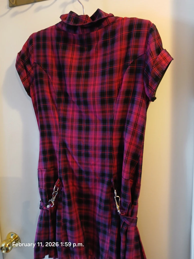 🏆 Lip Service Plaid Dress-Large - photo 4