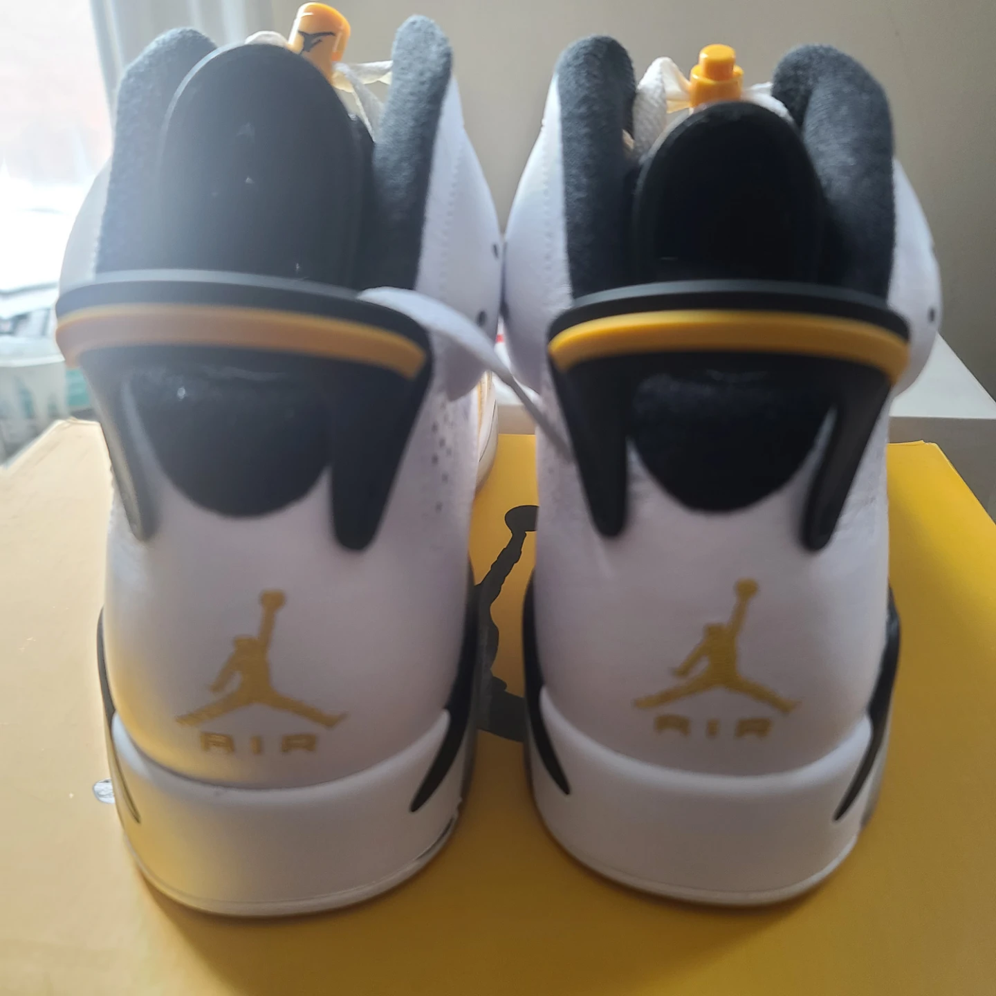 Air Jordan 6 Retro "University Gold" Sneakers - photo 3