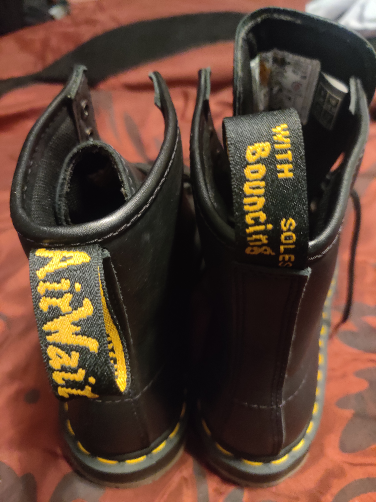 Dr. Martens Black Leather Lace-Up Boots - photo 2