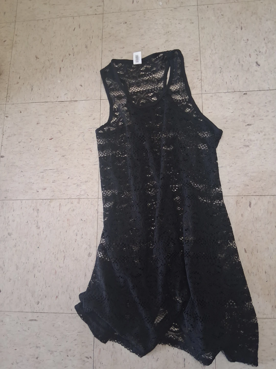 West Loop Black Lace Cover-Up S/M - photo 2