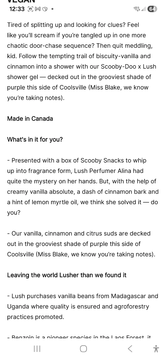 Lush Mystery Inc. Scooby-Doo Shower Gel 100ml - photo 4