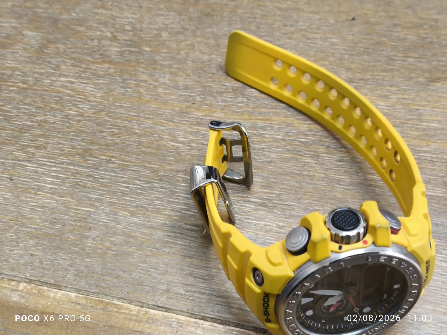 G-Shock GWN-1000 Yellow Analog-Digital Watch - photo 3