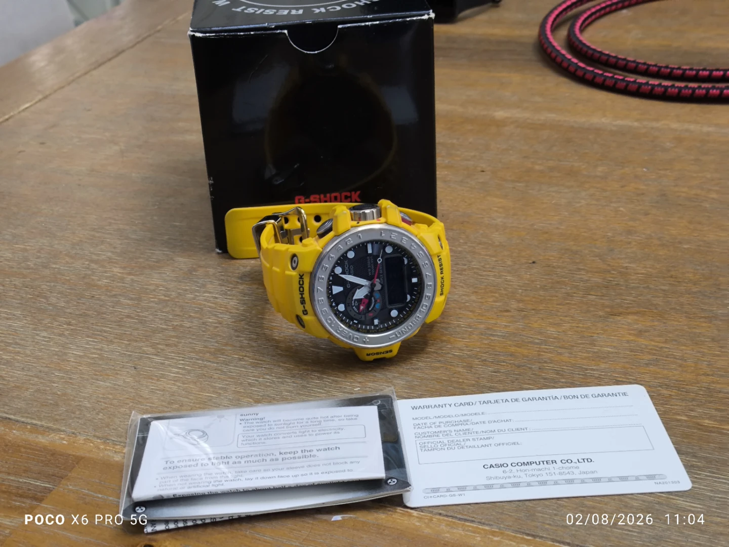 G-Shock GWN-1000 Yellow Analog-Digital Watch - photo 5