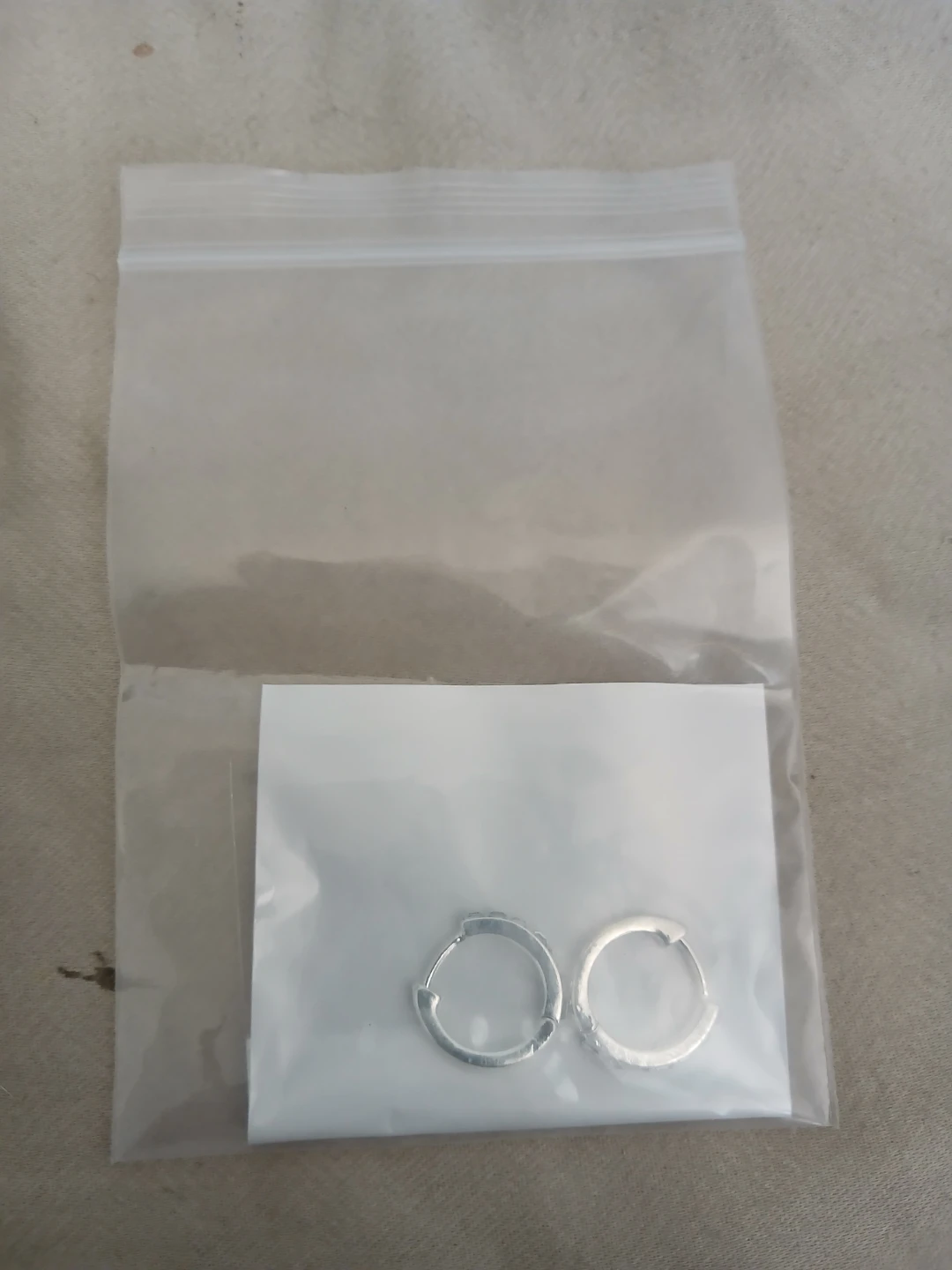 925 Silver And Cubic Zirconia Hoop Earrings - photo 2