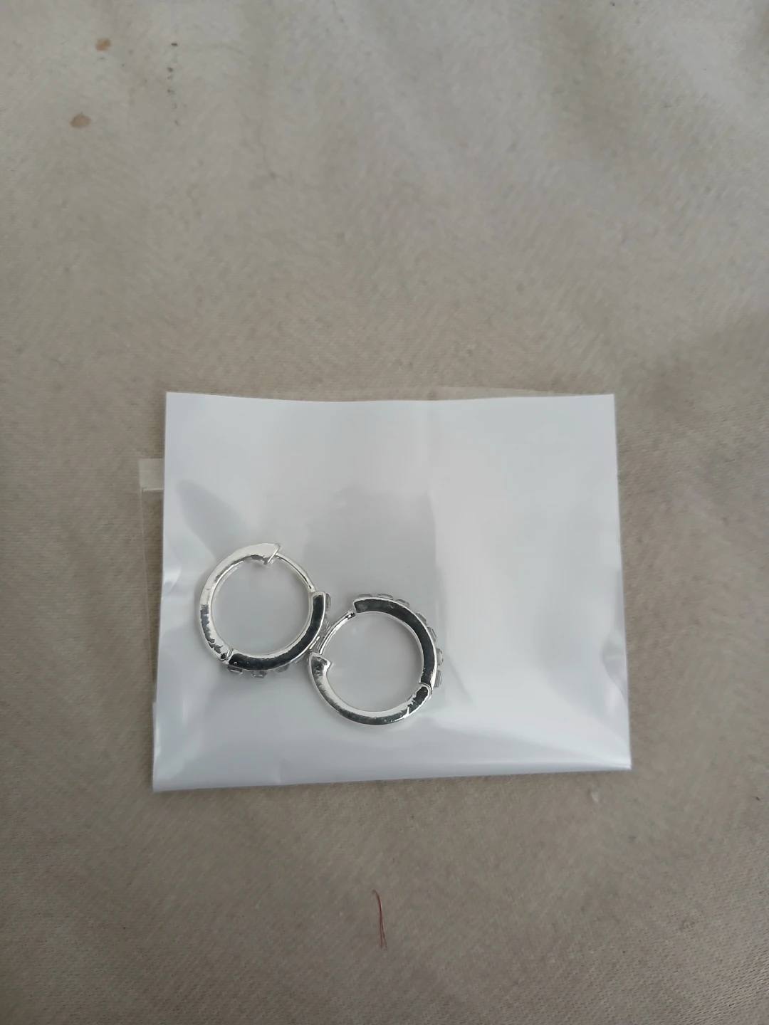925 Silver And Cubic Zirconia Hoop Earrings - photo 3