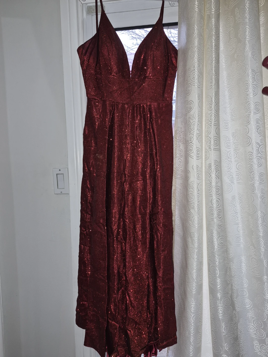 Sparkly Red Gown