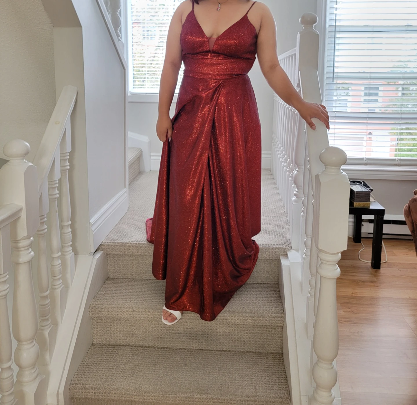 Sparkly Red Gown - photo 2